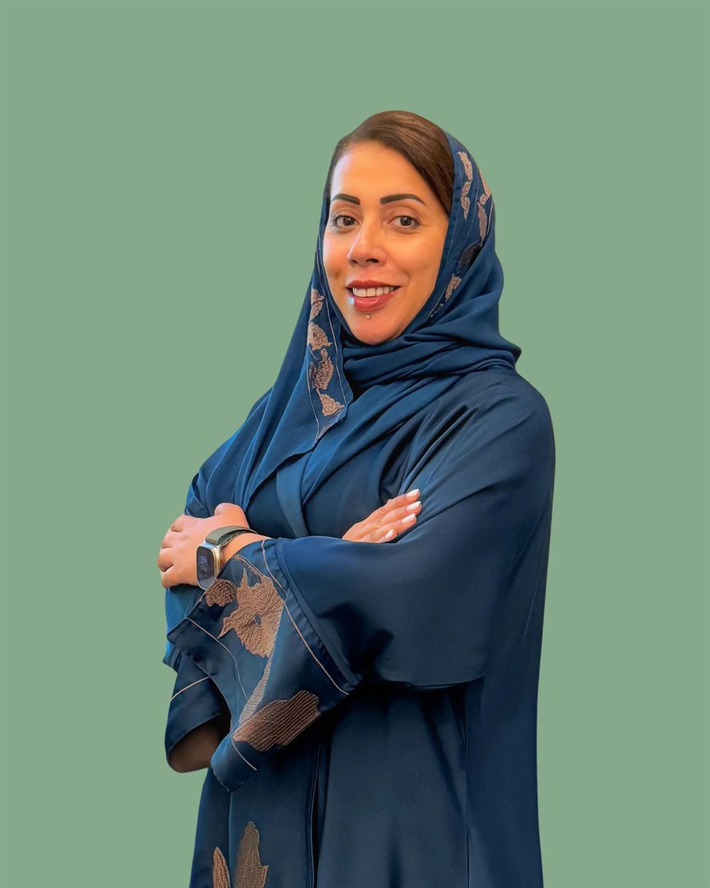 Portrait of Yousra Alsaleh, wellbeing coach